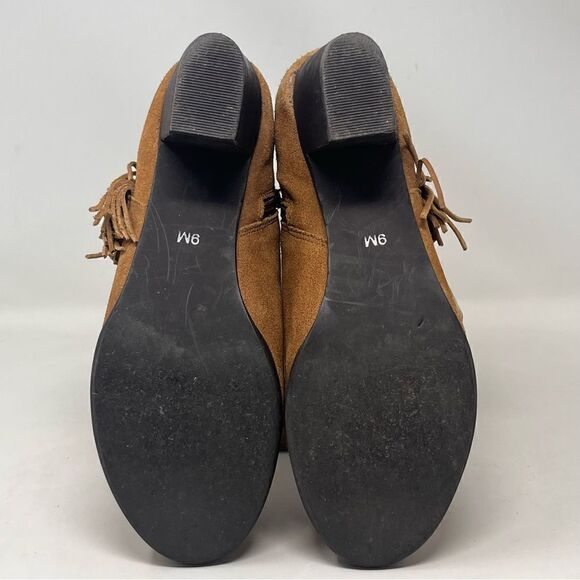 Matisse Cloey Chelsea Fringe Leather Booties 9 - Picture 13 of 14